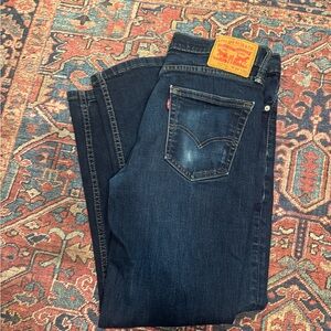 Levi's Men's Deep Indigo Straight Jeans